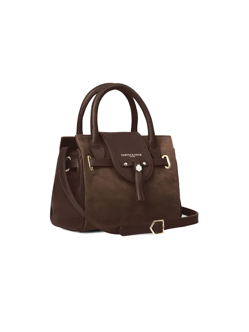 Fairfax and Favor Mini Windsor Bag - Chocolate-1